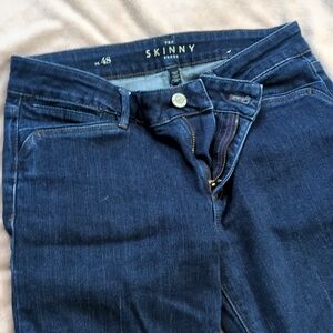 White House Black Market Dark Blue Flare Jeans